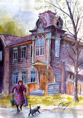 The city of Kimry. Shoo!. Stuliev Leonid