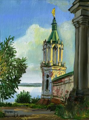 Watchtower of the Spaso-Yakovlevsky Dimitriev Monastery, view of Lake Nero. Kashina Eugeniya