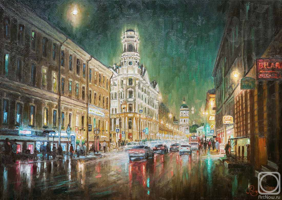 Razzhivin Igor. I love the lights of St. Petersburg at night