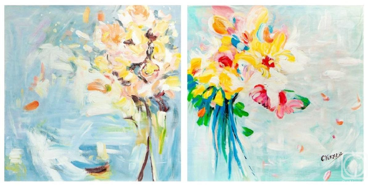 Vevers Christina. Diptych. Dream about flowers