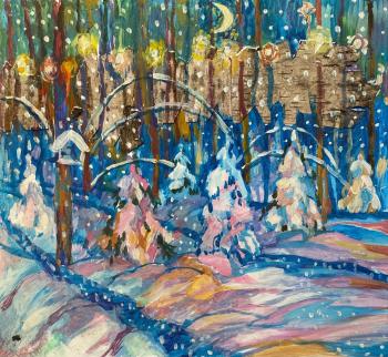 Forest Night. Sineva Svetlana