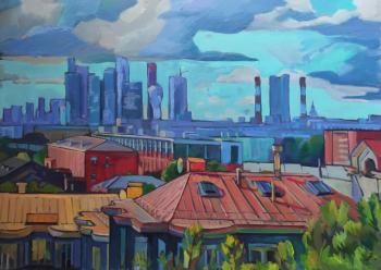 Картина «Вид на Москва-Сити»
