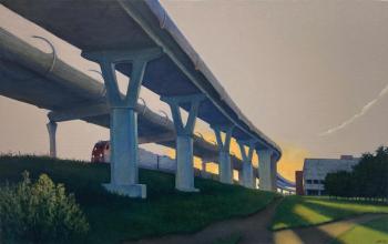 Viaduct in Backlight