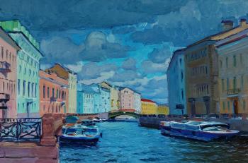 Palaces on the embankment of the Moika River. Melnikov Aleksandr