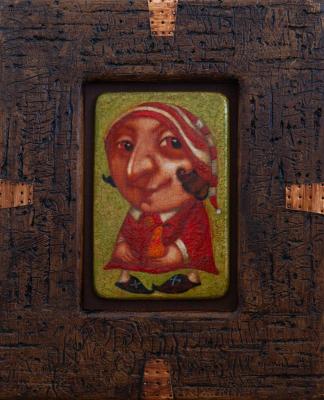 Gnome with a pear. Nikolaev Pavel