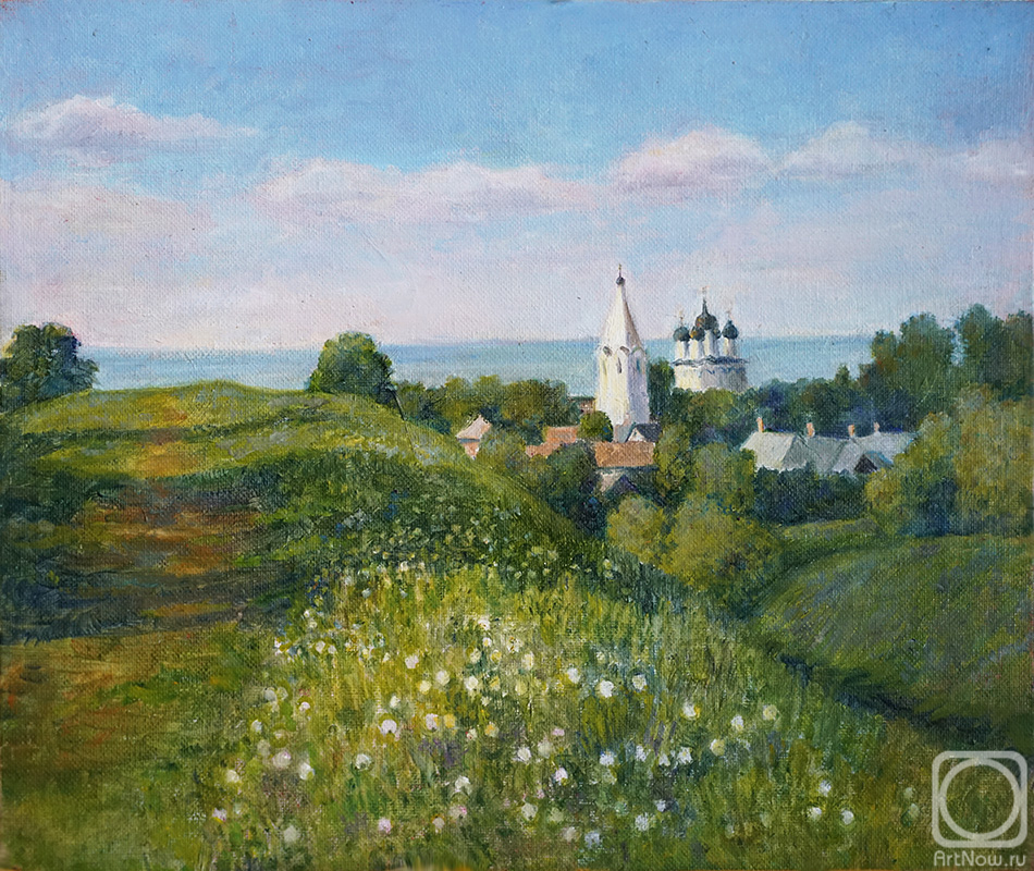 Картина. Шумакова Елена. Белое озеро