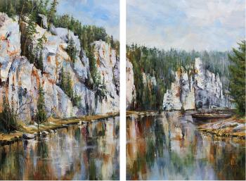 A fighter of the Whirlpool (diptych). Tyutina-Zaykova Ekaterina