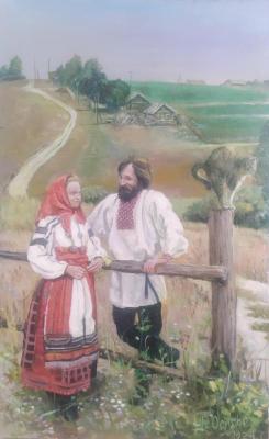 Affectionate cat. Osipov Roman