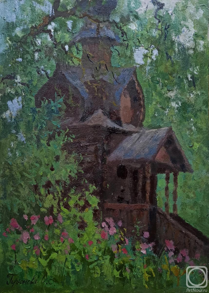 Goryunova Olga. Chapel under the willow tree