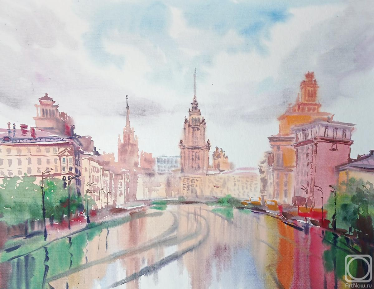 Mikhalskaya Katya. Morning on Kutuzovsky