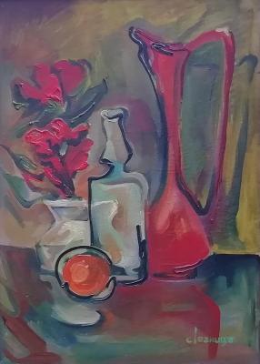 Still life in green. Loznitsa Sergey