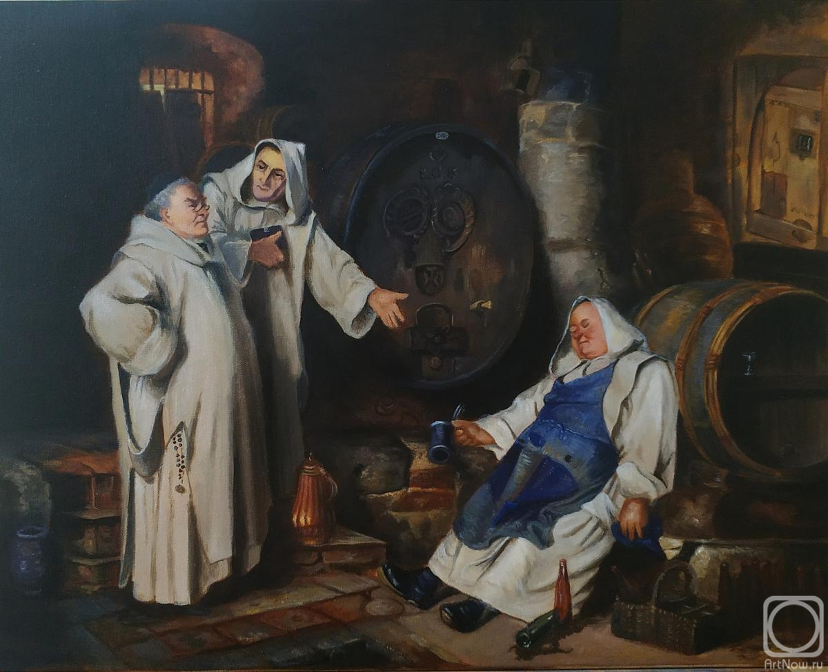 Lutcher Elena. Monks in the Basement or Surprised