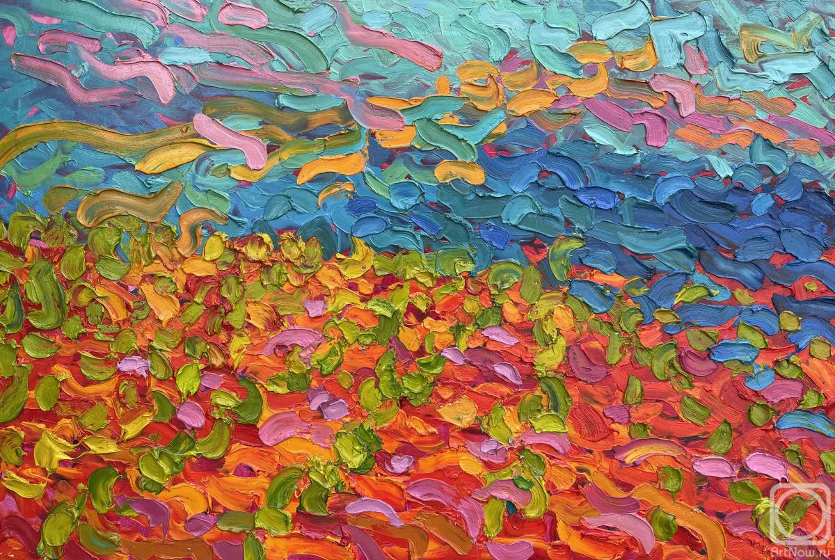 Bezhina Olga. Vineyard in the sunshine