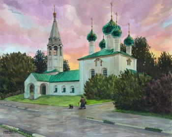 Church of St. Nicholas the Wonderworker in the Chopped Town, Yaroslavl (Nicholas Temple St). Maslova Julea