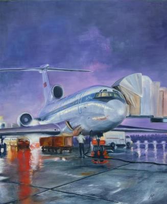 154th under the boarding bridge. Safonov Maksim