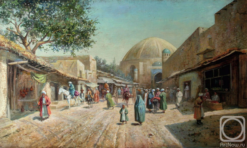 Khayrudinov Anvar. Bukhara. Old Street (Toki-Zargaron Trade Dome)