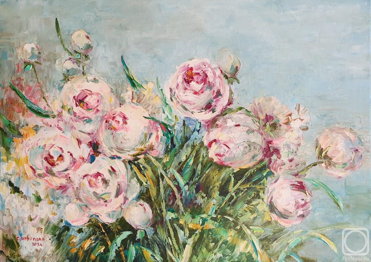 Kruglova Svetlana. Pink peony