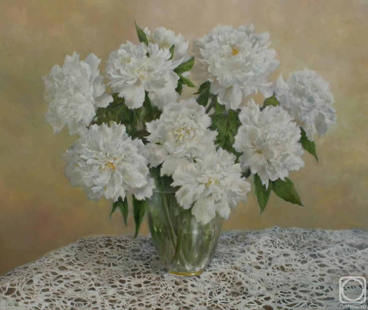 Dorofeev Sergey. Bouquet of white peonies