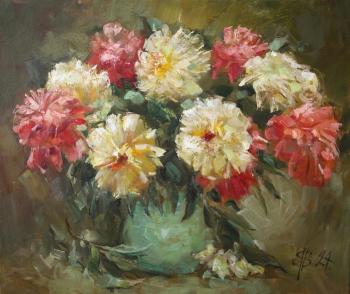 Peonies. Vyrvich Valentin