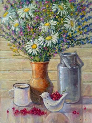 Red currant clusters. Sivunova Julia