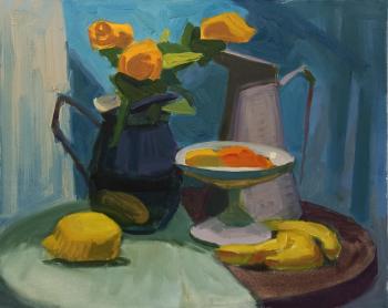 Decorative still life (Stylized). Miheev Aleksandr