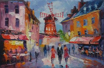 Evening in Paris. Moulin Rouge (Views Of Paris In Paintings). Iarovoi Igor
