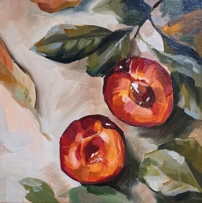 Red plums. Shkurnikova Elena