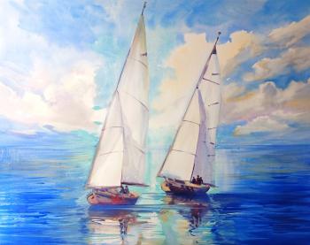 Boat trip. Mikhalskaya Katya