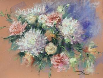 Rainbow in flowers. Golovach Svetlana