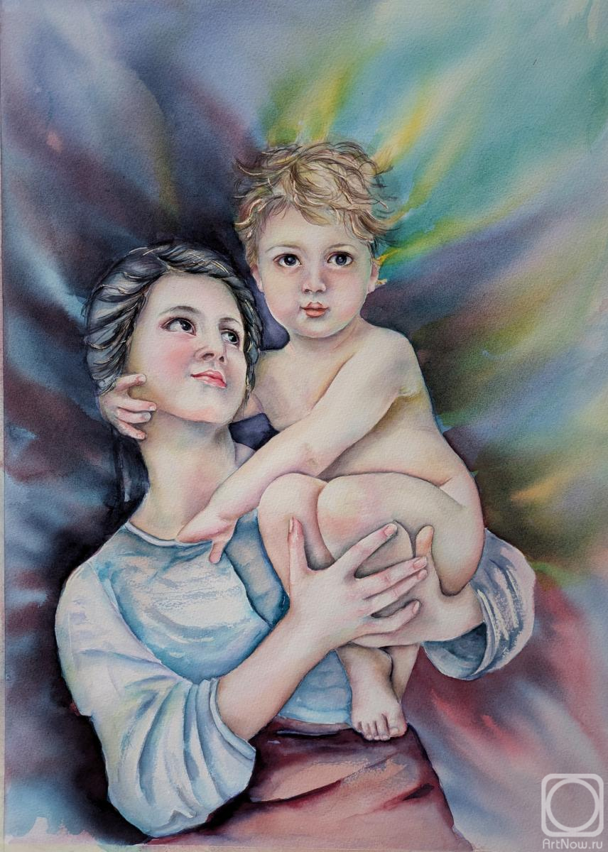 Bleka Oxana. Based on Bouguereau