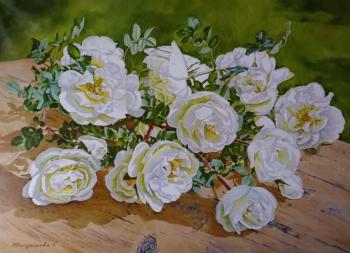 There was a rosehip on the table (Rosehip Painting). Vandysheva Svetlana