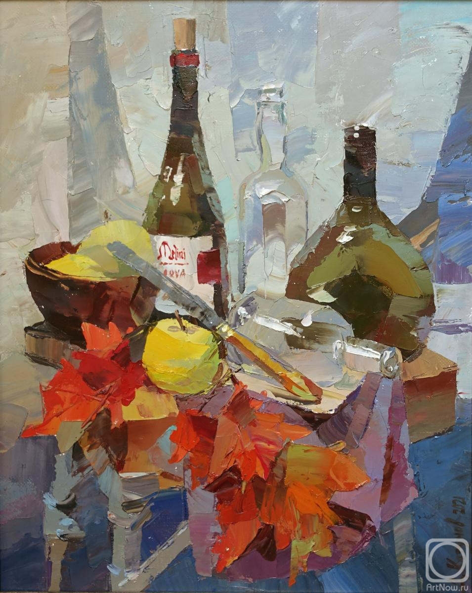 Kotunov Dmitry. Still life on an easel