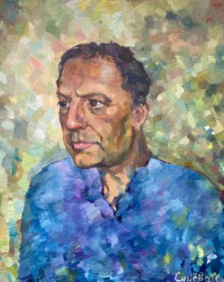 Portrait of the writer Mikael Abajans