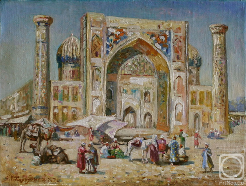 Khayrudinov Anvar. Samarkand. Sher-Dor Madrasah