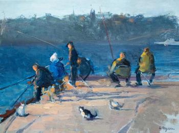 Waiting for a garfish