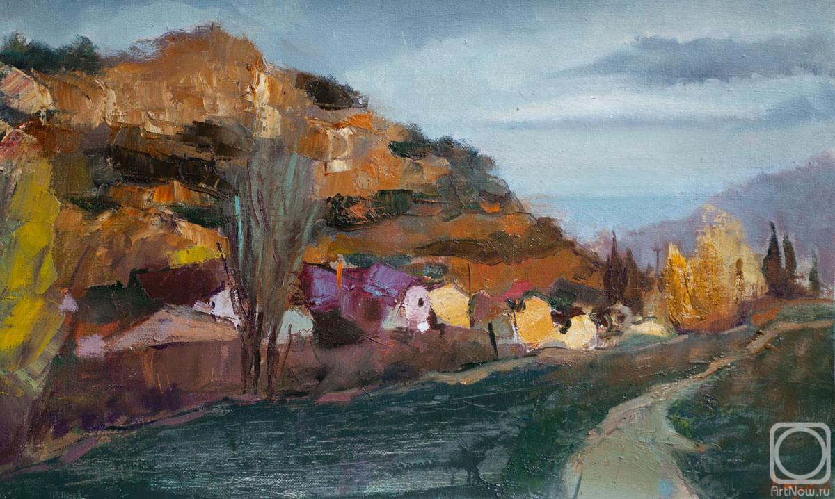 Shulga Oksana. Sunset in Sun Valley