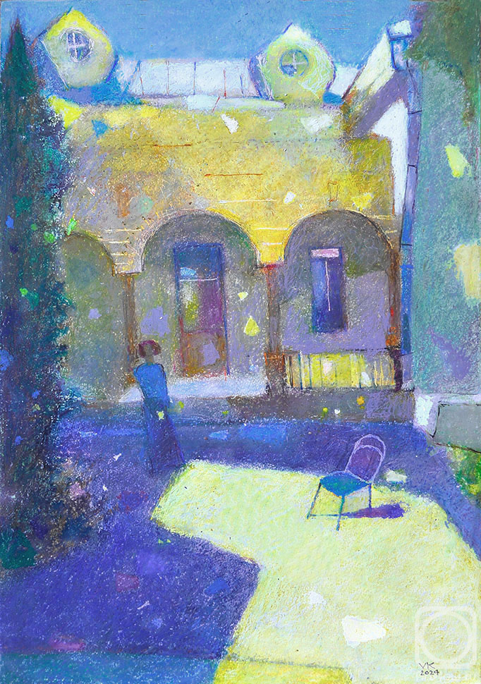 Karnachev Vladimir. Courtyard of the Taganrog Museum