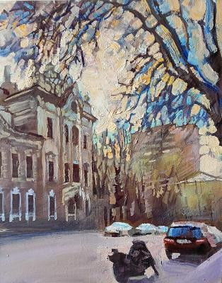 Vorontsovo Pole Street, Indian Embassy, spring. Dobrovolskaya Gayane