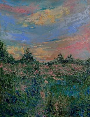 Sunset field. Avdyunina Anastasiya