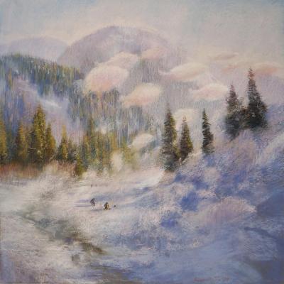 Winter fishing. Serbin Renat