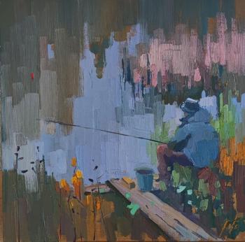 Картина «Михалыч на рыбалке»