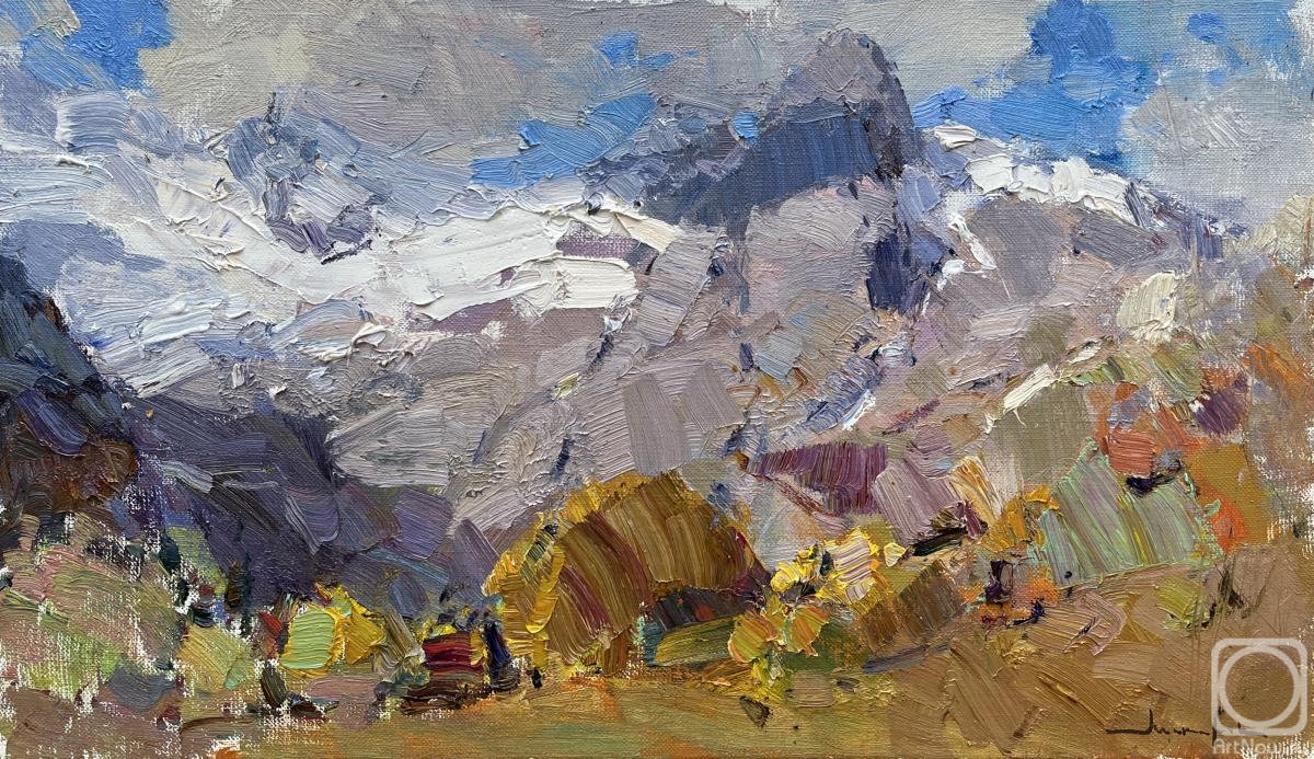 Makarov Vitaly. Morning clouds. Dombay