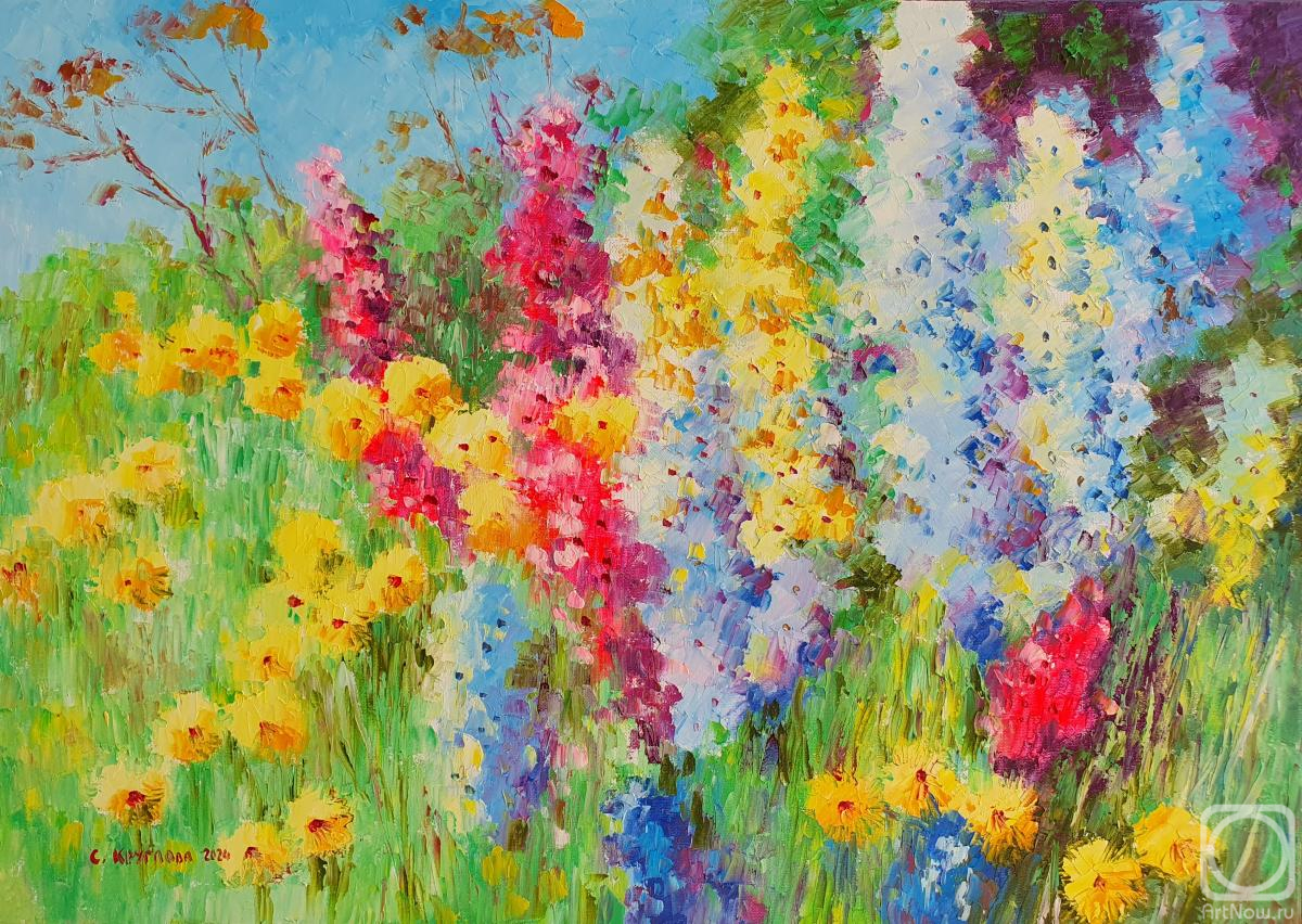 Kruglova Svetlana. Delphiniums