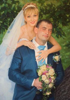 Wedding portrait. Smirnova-Lvovskaya Ekaterina