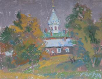 Apple trees in the convent of Staraya Ladoga. Lapygina Anna