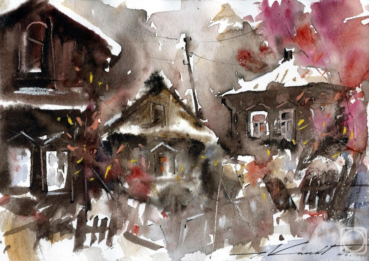 Knecht Aleksander. First snow