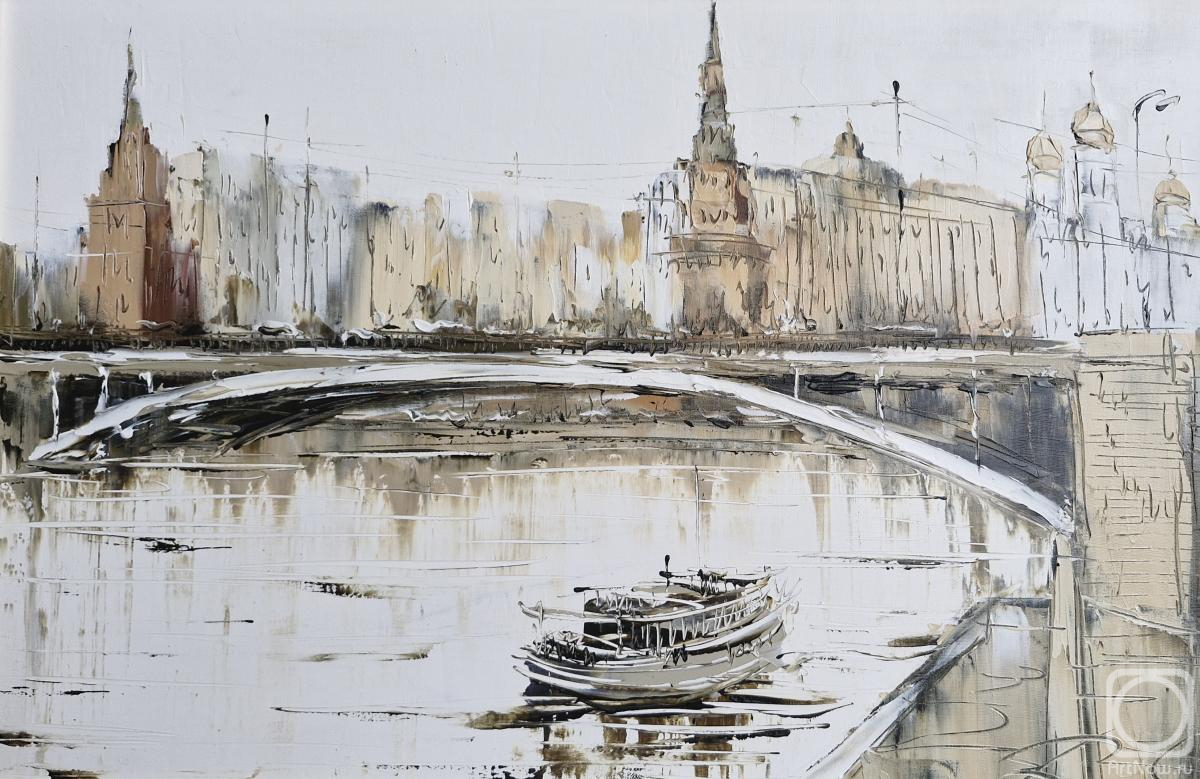 Boyko Evgeny. Walking on the Moskva River
