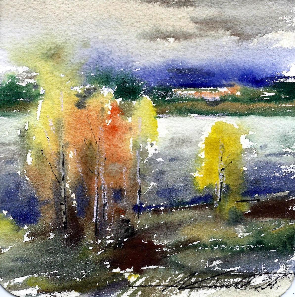 Knecht Aleksander. On an autumn day