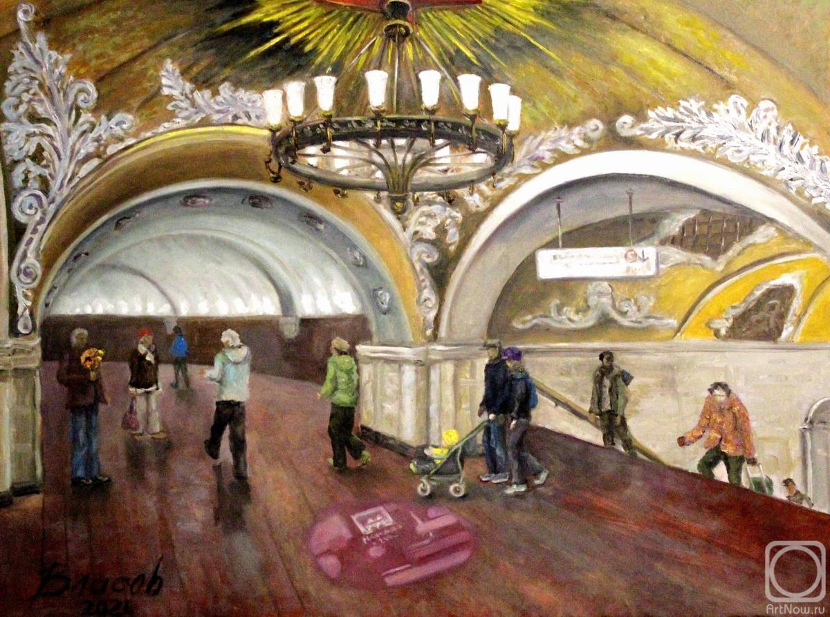 Vlasov Vyacheslav. Komsomolskaya metro Station