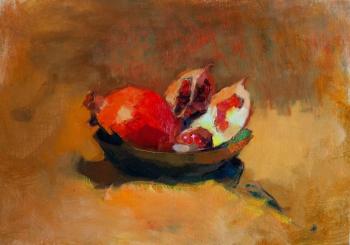 Still life by the light of an electric lamp. Shulga Oksana